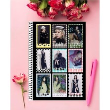 Anime And Your World Blackpink Defter 1 Adet Özel Tasarım A4 Boyutu 21*29 cm Telli Çizgili Büyük Boy Defter