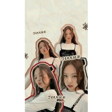 Blackpink  Defter 1 Adet Özel Tasarım A4 Boyutu 21*29 cm  Telli Çizgisiz Büyük Boy defter