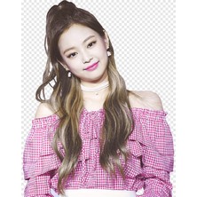 Jennie Blackpink Defter 1 Adet Özel Tasarım A4 Boyutu 21*29 cm  Telli Çizgisiz Büyük Boy defter