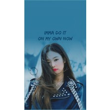 Jennie Blackpink Defter 1 Adet Özel Tasarım A4 Boyutu 21*29 cm  Telli Çizgisiz Büyük Boy defter