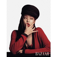 Jennie Blackpink Defter 1 Adet Özel Tasarım A4 Boyutu 21*29 cm  Telli Çizgisiz Büyük Boy defter