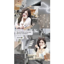 Blackpink Defter 1 Adet Özel Tasarım A4 Boyutu 21*29 cm Telli Kareli Büyük Boy Defter