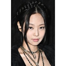 Jennie Blackpink  Defter 1 Adet Özel Tasarım A4 Boyutu 21*29 cm Telli Çizgili Büyük Boy Defter