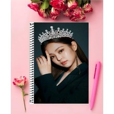 Blackpink Defter 1 Adet Özel Tasarım A4 Boyutu 21*29 cm  Telli Çizgisiz Büyük Boy defter