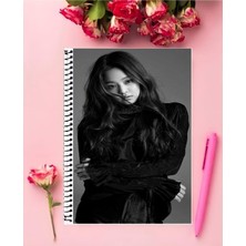 Blackpink Defter 1 Adet Özel Tasarım A4 Boyutu 21*29 cm  Telli Çizgisiz Büyük Boy defter