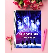 Blackpink Defter 1 Adet Özel Tasarım A4 Boyutu 21*29 cm Telli Çizgili Büyük Boy Defter