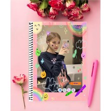 Blackpink Defter 1 Adet Özel Tasarım A4 Boyutu 21*29 cm Telli Çizgili Büyük Boy Defter