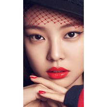 Anime And Your World Jennie Blackpink  Defter 1 Adet Özel Tasarım A4 Boyutu 21*29 cm Telli Kareli Büyük Boy Defter