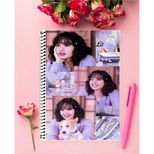 Anime And Your World Blackpink Defter 1 Adet Özel Tasarım A4 Boyutu 21*29 cm  Telli Çizgisiz Büyük Boy defter
