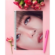 Anime And Your World Blackpink Defter 1 Adet Özel Tasarım A4 Boyutu 21*29 cm Telli Çizgili Büyük Boy Defter