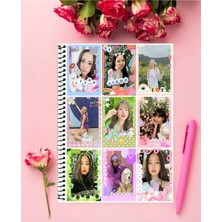 Anime And Your World Blackpink Defter 1 Adet Özel Tasarım A4 Boyutu 21*29 cm Telli Çizgili Büyük Boy Defter