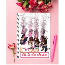 Anime And Your World Blackpink Defter 1 Adet Özel Tasarım A4 Boyutu 21*29 cm Telli Çizgili Defter