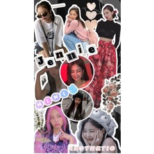 Blackpink Defter Yeni Model 1 Adet Özel Tasarım A4 Boyutu 21X29 cm Telli Kareli Büyük Boy Defter