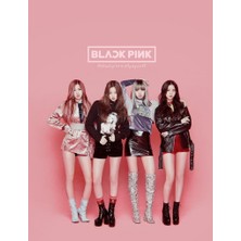 Anime And Your World Blackpink Defter 1 Adet Özel Tasarım A4 Boyutu 21X29 cm Telli Kareli Defter