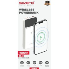 Sword Powerbank 10000 Mah SW-WQ11 Beyaz