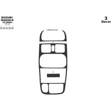 meriç cockpit design Meriç® Suzuki Wagon-R Ön Torpido Kaplama Maun 3 Parça 2000-2002