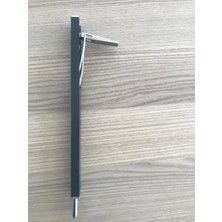 Köse Alüminyum Alüminyum Aldoks Merpo Sürgü Antrasit (Savio) Uzunluğu 21,5 cm Genişlik 2,2 cm Kalınlık 1 cm