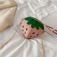 Beautifyy Kızlar Sevimli Çilek Omuz Çantası Mini Messenger Çanta (Yurt Dışından)