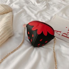 Beautifyy Kızlar Sevimli Çilek Omuz Çantası Mini Messenger Çanta (Yurt Dışından)