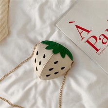 Beautifyy Kızlar Sevimli Çilek Omuz Çantası Mini Messenger Çanta (Yurt Dışından)