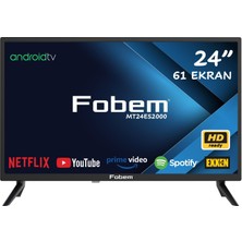 Fobem MT24ES2000 24" 60 Ekran Uydu Alıcılı HD Ready Smart LED TV