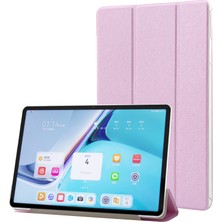 Zsykd Huawei Matepad Pro 11 2022 Açık Mor Için Ipek Doku Pu Pu Tablet Kılıf (Yurt Dışından)