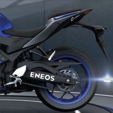 Motiker Eneos Yazılı Beyaz Arka Maşa Sticker Etiket Modeli