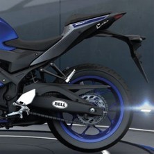 Motiker Bell Yazılı Beyaz Arka Maşa Sticker Etiket Modeli