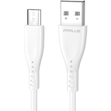 Fit Plus Fitplus Bianca B121 USB - Micro USB Şarj Kablosu 2.4A 1mt