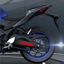 Motiker Ipone Yazılı Kırmızı Arka Maşa Sticker Etiket Modeli