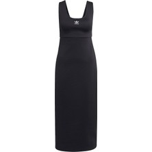 Adidas Skirt Long Kadın Günlük Elbise IC8804 Siyah