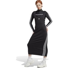 Adidas Skirt Long Kadın Günlük Elbise IC8804 Siyah