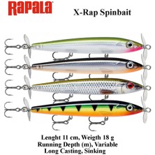 Rapala X-Rap Spinbait Sahte Balığı