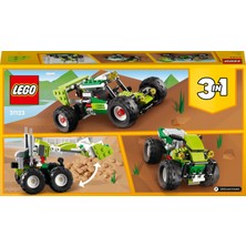 LEGO Creator 3#ü 1 Arada Arazi Cipi 31123 - 7 Yaş ve Üzeri Çocuklar için bir Mini Yükleyici ve ATV (Arazi Aracı) İçeren Oyuncak Yapım Seti (160 Parça)