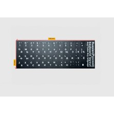 Fano Rusca Klavye Sticker Siyah Renk Notebook ve Pc Uyumlu