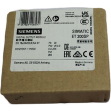 Siemens 6ES7132-6BH01-0BA0, 6ES7132-6BH01-0BA0 Sımatıc ET200SP 16DO 24V DC/0,5A Ürt.garantili