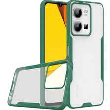 Musal Vivo Y35 Kılıf Kamera Korumalı Arkası Şeffaf Silikon