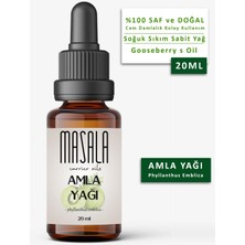 Masala Amla Saç Bakım Yağı 20 Ml. Soğuk Pres (Gooseberry Carrier Oil) Bektaşi Üzümü