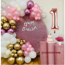 Çıtı Pıtı Store Lüks Balon Zincir 1 Yaş Balon Set