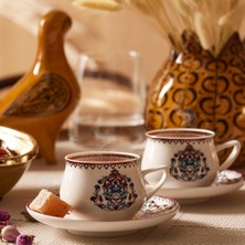 Karaca Nakkaş 6 Kişilik Kahve Fincanı Takımı 100 ml