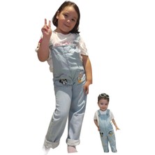 Masal Daisy Kız Çocuk Tshirtli Tulum