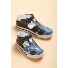 Dilimler Ayakkabı Şirinbebe Şiringenç Saraçlı Model Mavi Erkek ilkadım Bebek Çocuk Ayakkabı Sandalet