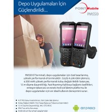 Point Mobile PM550 El Terminali P550GPR3398E0T Wıfı,bt,2d,qvga