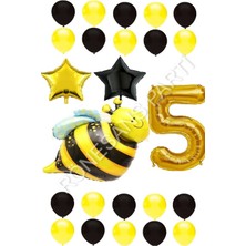 Rönesans Parti Arı Karakterli Yıldız Folyo Balon Seti Yaş 5