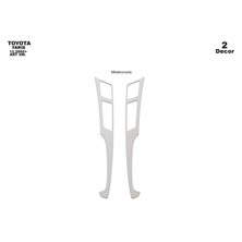 meriç cockpit design Meriç® Toyota Yaris Ön Torpido Kaplama Maun 2 Parça 2005-2009