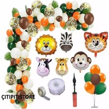 Çıtı Pıtı Store Safari Lüks Balon Zincir Set