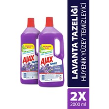 Ajax Fabuloso Yüzey Temizleyici Lavanta 2X2000 ml