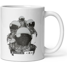 Momentumstore Astronot Baskılı Lisanslı Tasarım Kupa Bardak 2