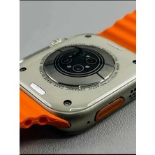 Teknoloji Gelsin Watch Ultra 8 Plus Akıllı Saat 49 mm Vidalı Kordon Kilitli Çift Kordon 2.2inç Nfc Siri Kablosuz Şarj