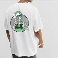 Amor Man Büyük Beden Özel Tasarım  Sırt Baskılı %100 Pamuk Sokak Stili Hip Hop Erkek T-Shırt
